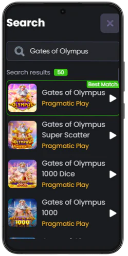 Sök efter Gates of Olympus Slot