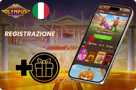 Registrazione Gates of Olympus