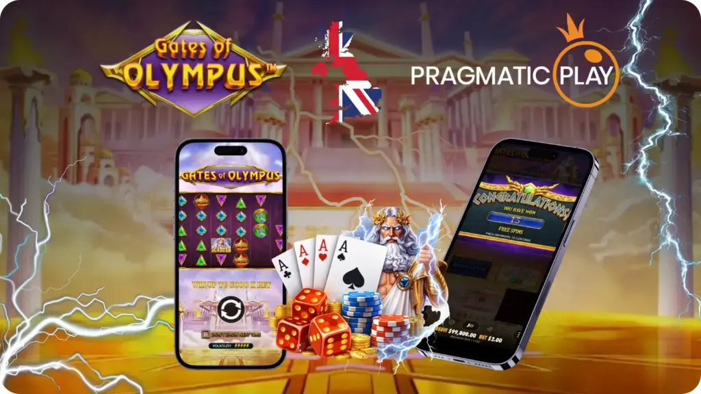 UK stake plan for Gates of Olympus showing fixed bet sizing and cascading reels win chains