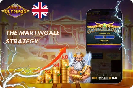 The Martingale Strategy in Gates of Olympus